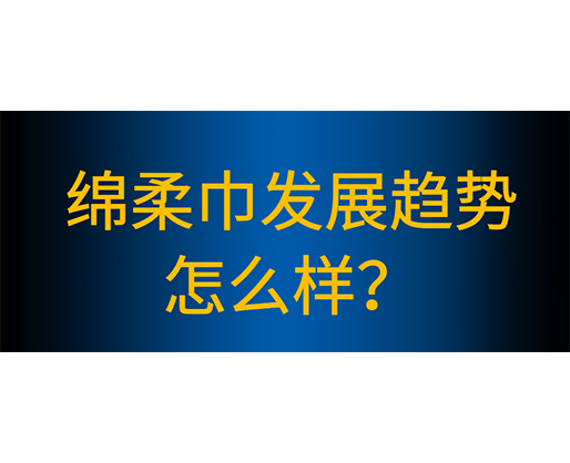 綿柔巾生產(chǎn)線有哪些性能特點(diǎn)，綿柔巾發(fā)展趨勢(shì)怎么樣？