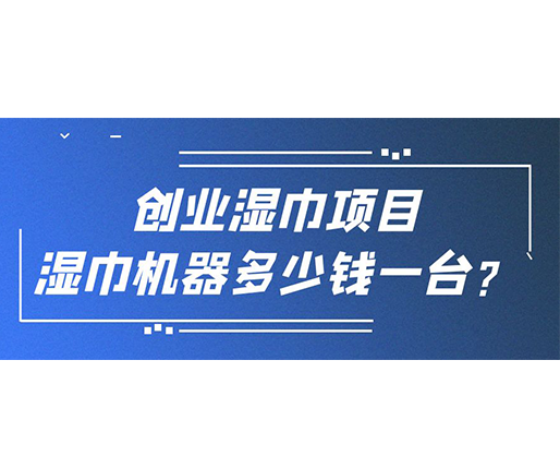 創業濕巾項目，濕巾機器多少錢一臺？